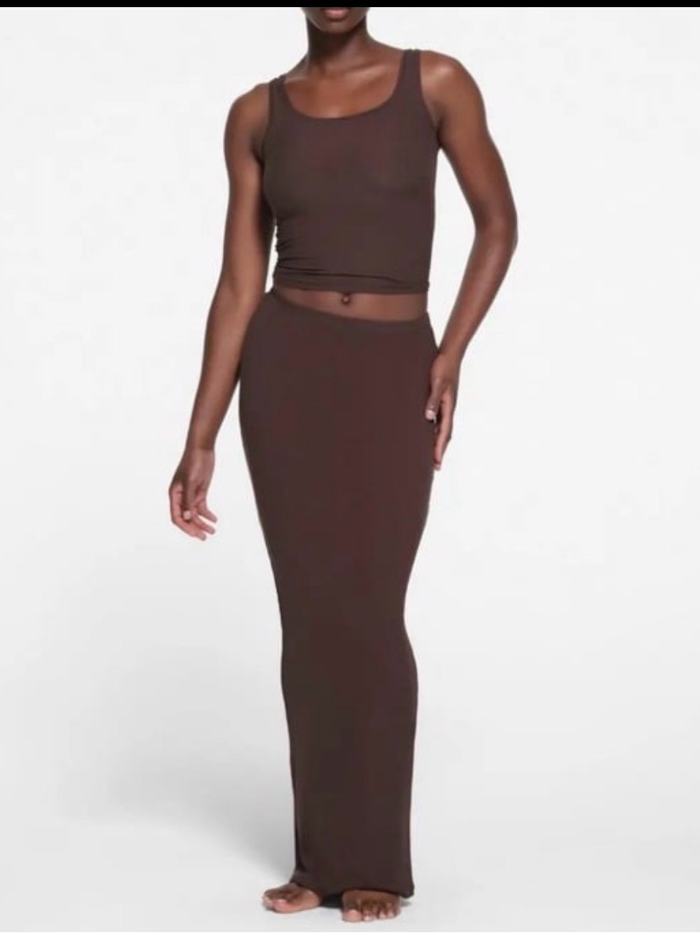NWT SKIMS Soft Lounge long skirt
